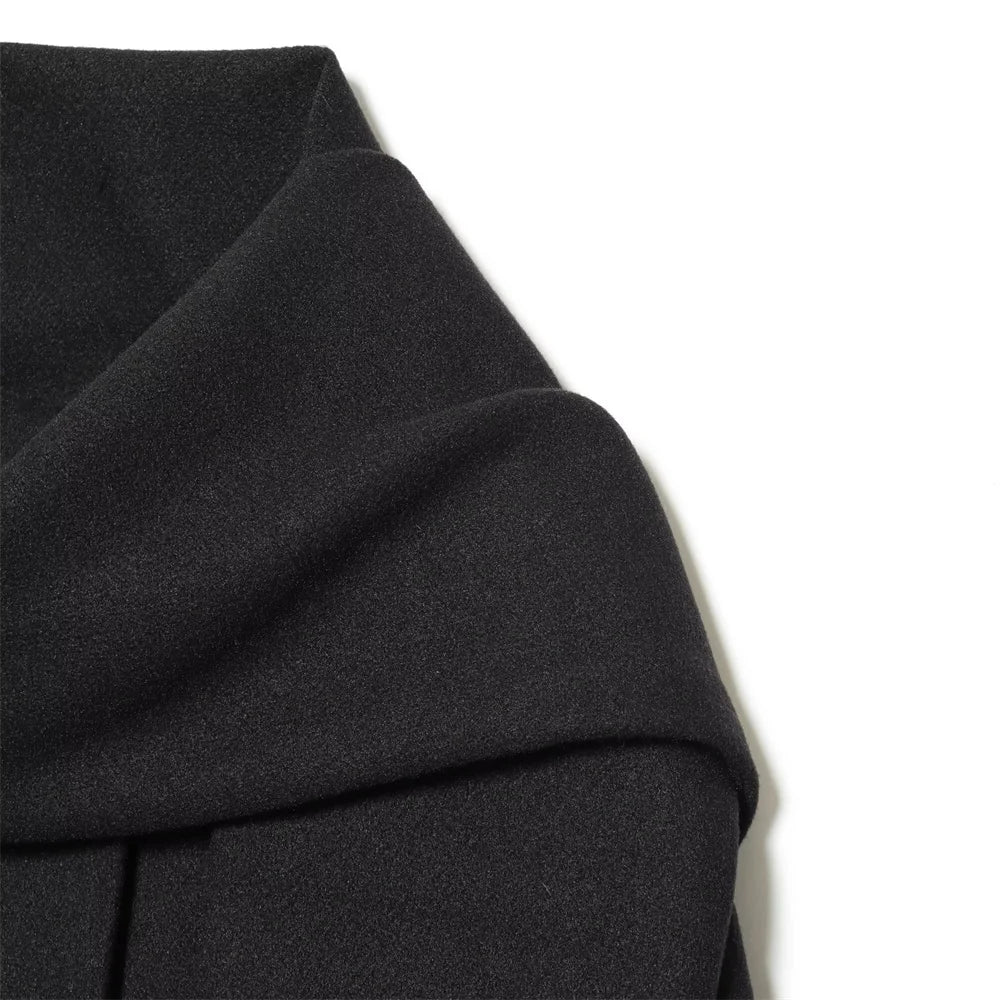 Stylish Warm Flexible Blend with-scarf Jacket
