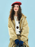 Trendy Casual Loose Hooded Windbreaker Jacket