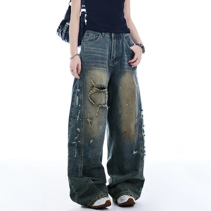 Vintage Butter-Smooth Denim Wide Leg Jeans
