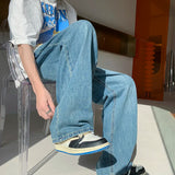 Baggy Green Wide Leg Denim Jeans