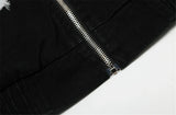 Streetwear Oversized Vintage Hip Hop Graphic Zipper Jacket