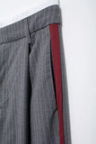 Striped High Waist Wide Leg Pants