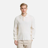 Insulated Slim Fit Knitted Polo Sweater