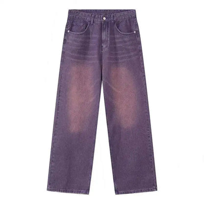 Wide Leg Vintage Straight Jeans
