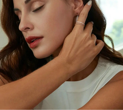 Elegant White Gold Stacking Ring