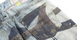 Chic American Style Hot Girl Digital Jeans