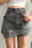 Women's High-waist Irregular Skirt
