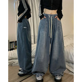Baggy Elastic-waist Women's Jeans
