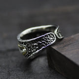 Handmade Devil Teeth Denture Ring