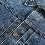 Y2K Lightweight Retro Oversized Blue Denim  Jacket