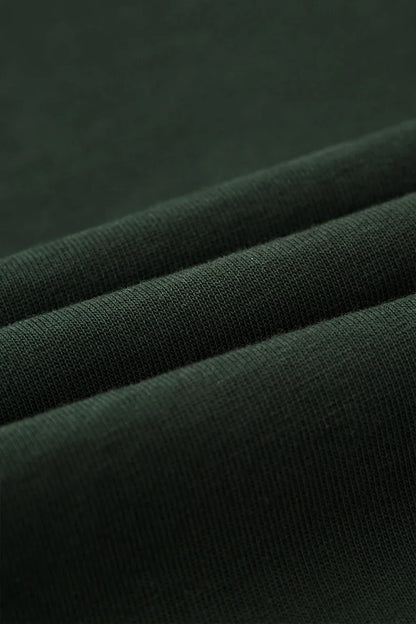 Placket Polo Solid Color T-Shirt