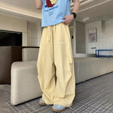 Trendy Handsome Wide Leg Casual Pants
