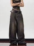 Vintage Black Washed Baggy Jeans