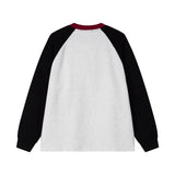 Fashionable Streetwear Graffiti Star Print Long Sleeve T-Shirt