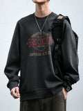 High Quality Oversized Graphic Crewneck Sweatshirt