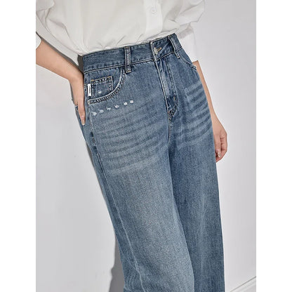 Handmade Wide Leg Denim Jeans