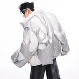 Thick Asymmetric Windproof Jacket