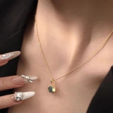 Vintage Sterling Gold Flower Necklace