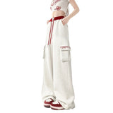 Vintage Embroidered Baggy Cargo Sweatpants