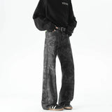 Graffiti Vintage Camouflage Baggy Jeans