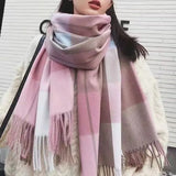 Plaid Soft Scarves