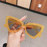 Front view of the yellow Timeless Elegance Sunglasses