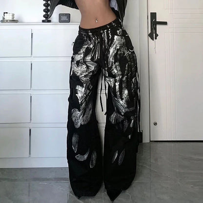 Darkwear Spray Paint Design Pocket Pants
