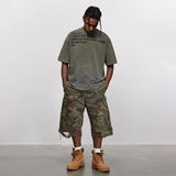 Destroyed Camo Washed Short