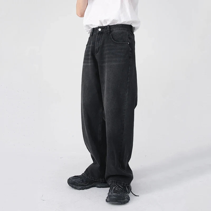 Wide Leg Vintage Straight Jeans