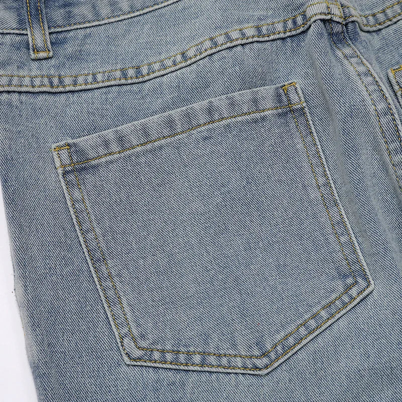 Rivet Vintage Punk Hip Hop Jeans