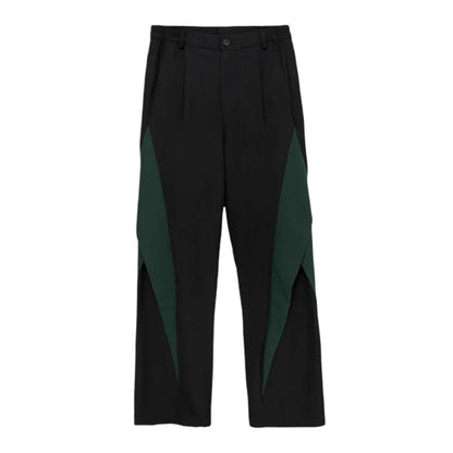 Y2K  Patchwork Punk Wide Leg Pants
