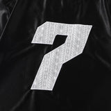 Embroidered Vintage V-Neck Racing Polyester T-Shirt
