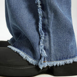 Stitched Loose Footed Jeans