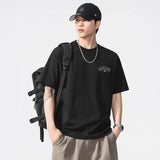Black and White Stretchy Short Sleeve T-Shirt