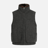 Effortless Fur Stand Collar Vest