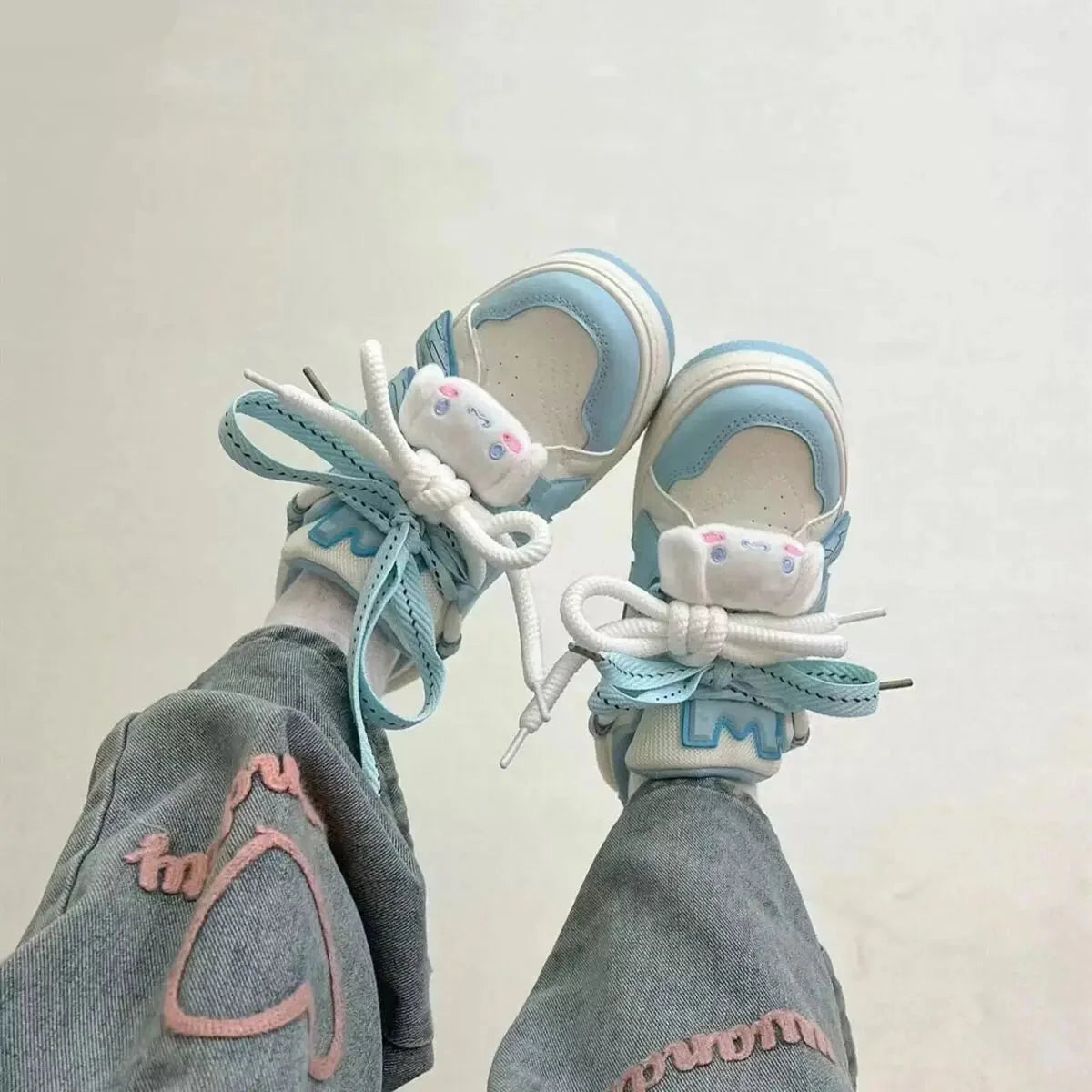 Aesthetic Women Cute Thick Sole Sneaker