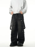 Advanced Streetwear Loose Fit Cargo Jeans