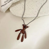Curry Bear Vintage Hip Hop Necklace