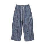 Smog Blue Wasteland Ripped Jazz Pants