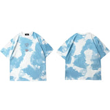 Elevated Vibrant Tie Dye Puzzle Letter T-Shirt