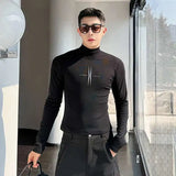Pattern Printing Long Sleeve T-shirt