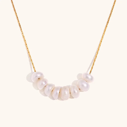 Elegant Korean Pearl Pendant Necklace