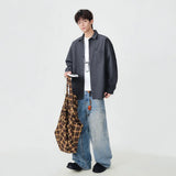 Y2K Vertical Striped Casual Long Sleeve Shirt