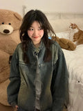 Oversized Vintage Casual Denim Jacket