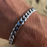 3-11mm Curb Stainless Stain Link Chain Bracelet
