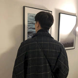 Aesthetic Plaid Men Jacket