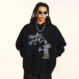 Optimistic Funny Cartoon Graphic Hoodie