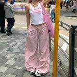 Straight & Sleek Pink Star Print Cool Pants