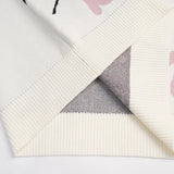 Cozy Oversized Japanese Cartoon Knit Sweater