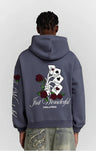 Vintage Washed Boxy Embroidered Hoodie